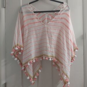 One size beach poncho